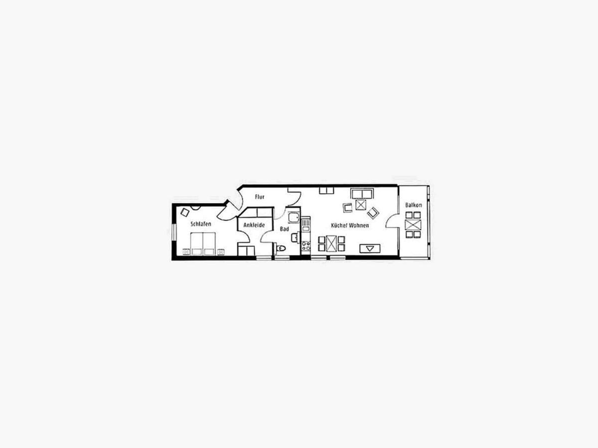 Duenenpark Binz - Komfort Ferienwohnung Mit 1 Schlafzimmer Und Balkon Im Obergeschoss 225 エクステリア 写真